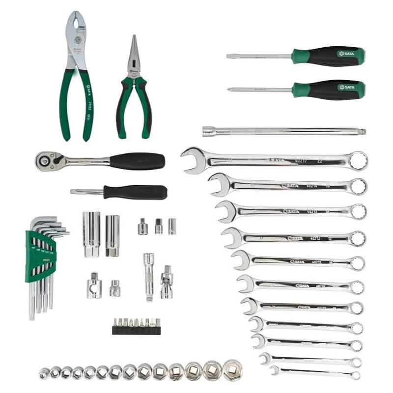 SATA 59-piece quick repair shop kit; 09509 (new model upgraded to 59 pieces, default is the new model)