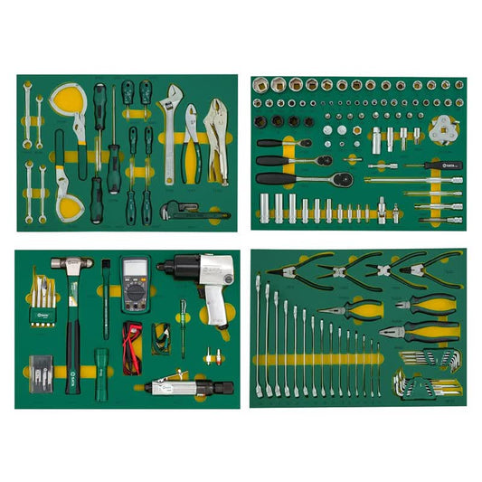 SATA 157-piece Auto Repair Shop Tool Holder Set; 09919 (Tool cart not included, tool cart 95121 recommended)