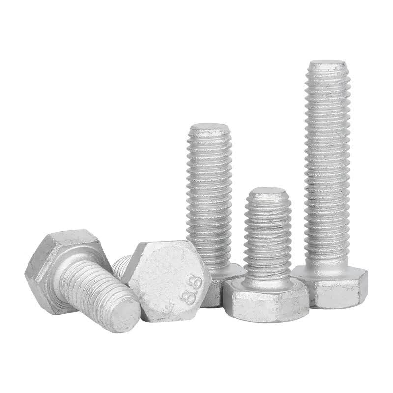 Bocai Hex Head Bolts, Grade 8.8 Dacromet External Hex Screws, High Strength Extended Hex Bolts M16x140 [5 pieces/pack]