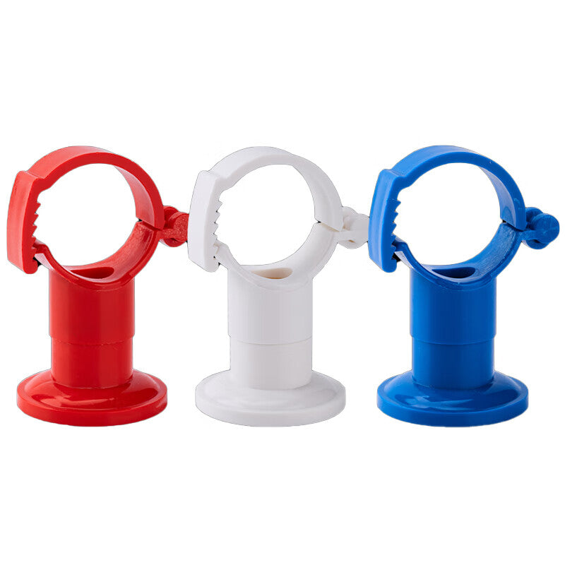 Zhongchi PVC water supply pipe clamps, pipe clips, pipe clamps, pipe fittings, dual-purpose type, 25*32mm, white.