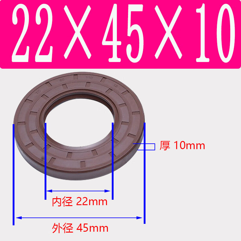 Tuanzhiyuan Fluororubber Skeleton Oil Seals: Complete Range of Sizes, Fluororubber Rhinestone Water Seals, High Temperature Resistant Oil Seals