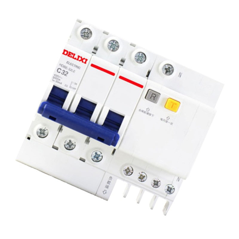 Delixi HDBE-32LE 3P+NC Leakage Protector 32A 100mA