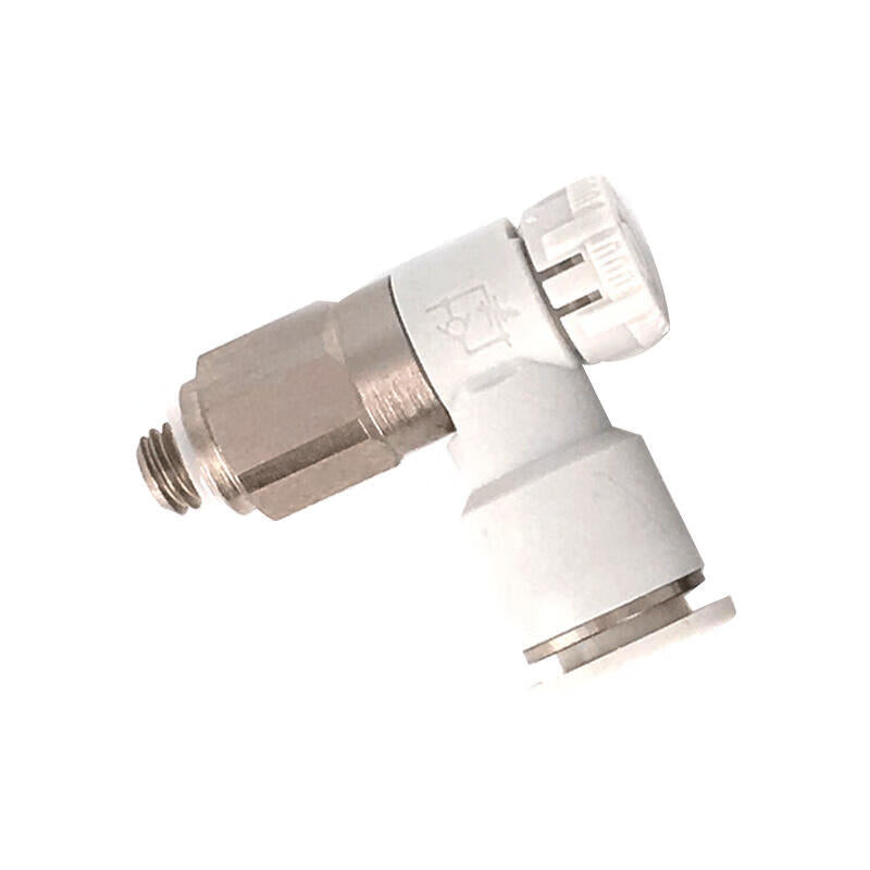 AirTac Push Lock Speed-Regulating Valve, PTL401B-MS
