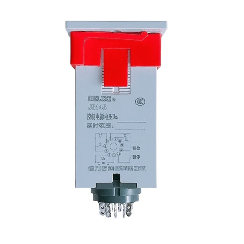 DELIXI ELECTRIC JS14S Digital Display Time Relay 1S-9999S AC380V