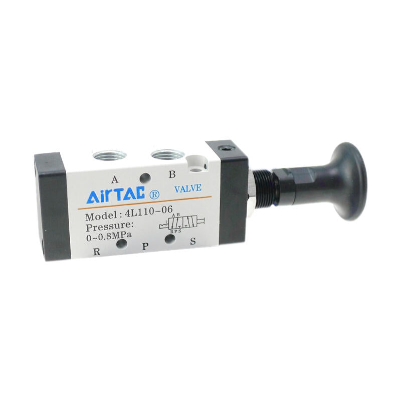 AirTAC 2-position 5-way hand-pull valve; 4L11006