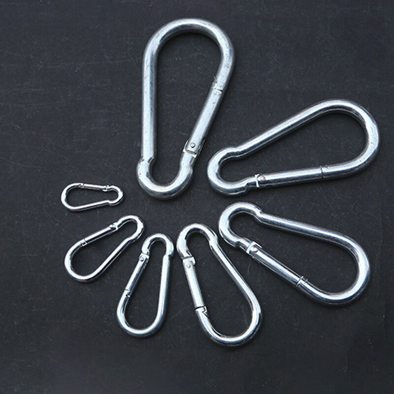 Zhuyu 304 Stainless Steel Spring Buckle, Safety Buckle, Lifting Hook, Lock, Safety Ring Lock, Quick-release Buckle, Standard Type M8