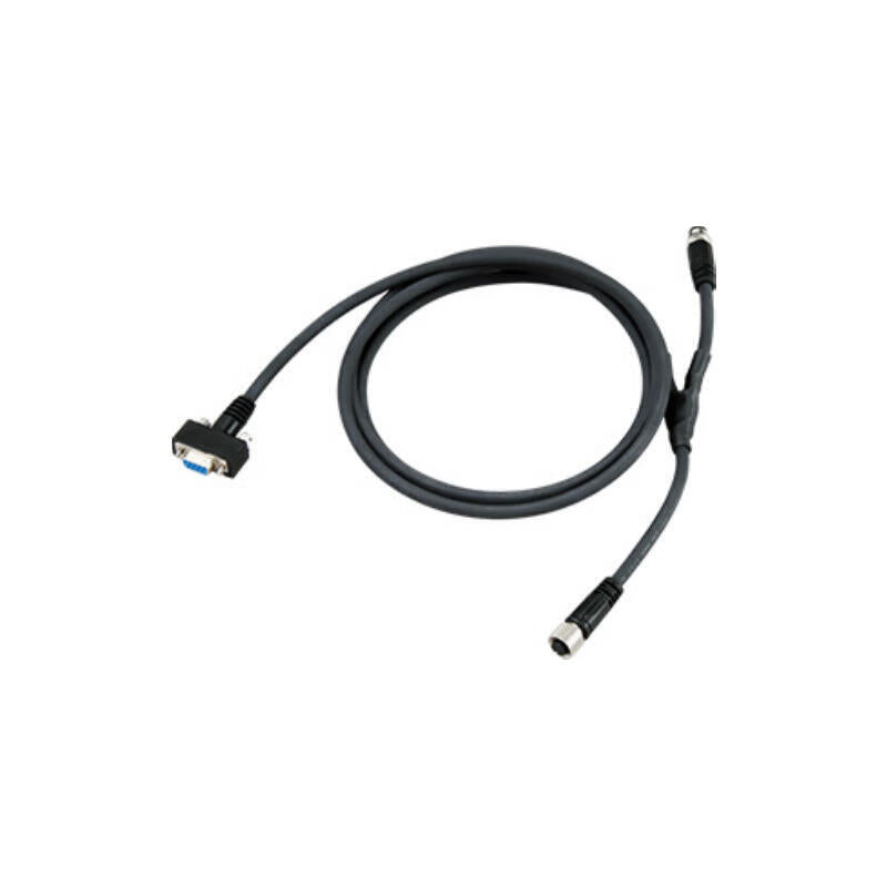 Omron Auto Focus Multi-function Code Reader RS-232C-I/O 2-strand Cable Straight Connector; V430-W2-3M