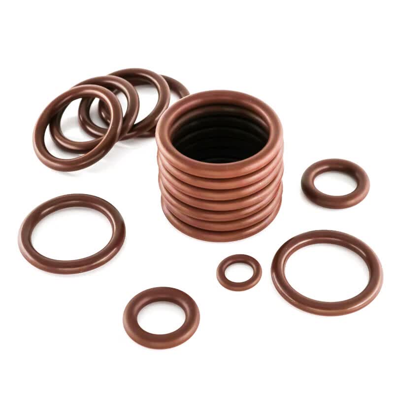 Aiyuetai Fluororubber O-rings, Brown, Corrosion-resistant, High-temperature resistant, and Resistant to Weak Acids and Alkalis, Outer Diameter 245mm * Wire Diameter 5mm (3 pieces)