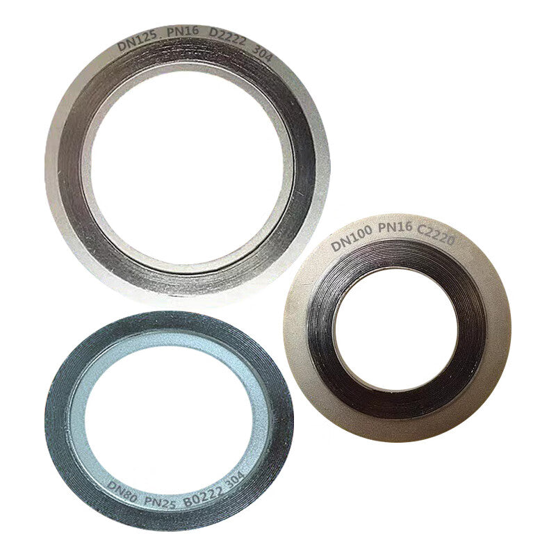 Hurricane Range, US Standard 304 Inner and Outer Ring Metal Graphite Spiral Wound Pad, Unit: Piece, DN250/150LB