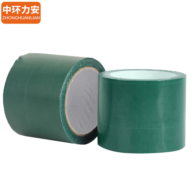 Zhonghuan Li'an [Green, 8cm wide, 8m long] Tarpaulin, Truck Tape, Waterproof Oilcloth, Adhesive Tape, Tarpaulin Canvas, Hole Repair, Patch, Rain Cloth, Repair Special Strong