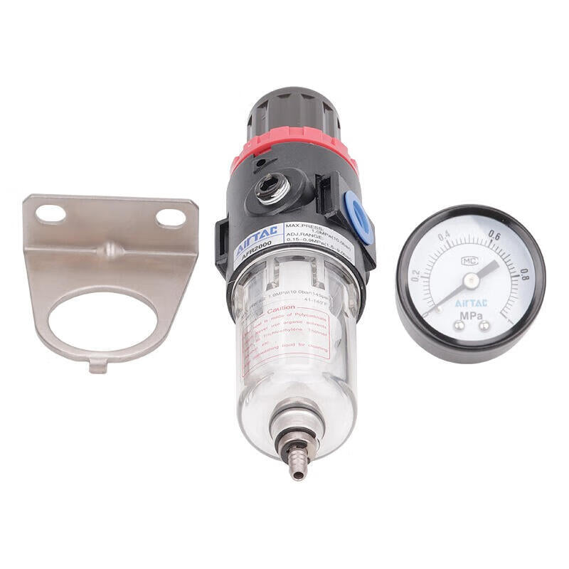 AirTAC air source treatment component, filter pressure reducing valve (attached table, with bracket); AFR20001W