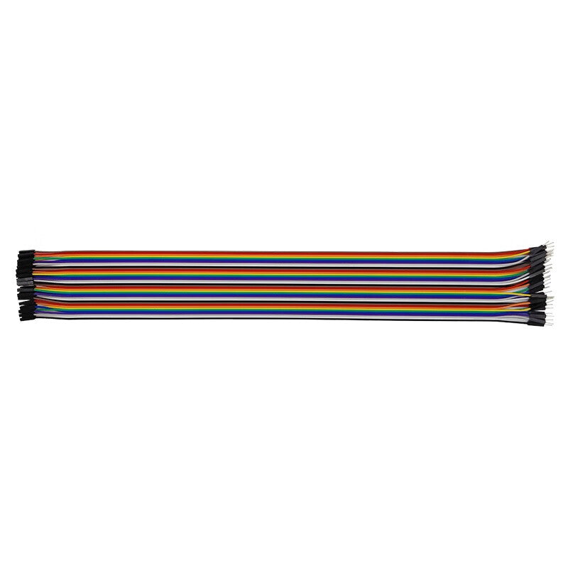 DuPont jumper wires, 40P*2, DuPont ribbon cable, copper core connector, PCB jumper wires, 80 wires per pack, male to female, 40cm.