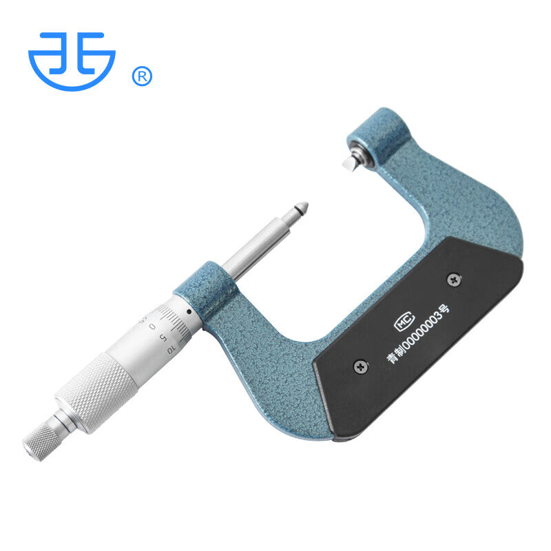 Northwest China, Qinghai - Thread Micrometer, Qinghai Measuring Tools, Thread Pitch Diameter Measurement Standard with Probe Calibration Rod 200-91-000/Measuring Range 0-25mm, Thread Micrometer 0.01mm