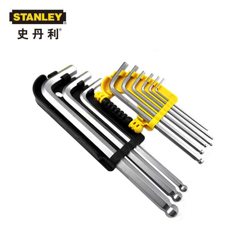 Stanley 9-piece set of metric long ball head hexagon wrench 1.5-10mm; STMT94162-8