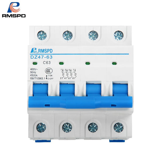 Shanghai People's RMSPD small circuit breaker DZ47 air switch circuit breaker 220V 32A 4P