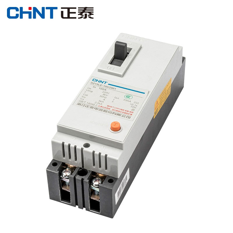 Chint DZ15LE-100 2901-100A 50mA Circuit Breaker 220V