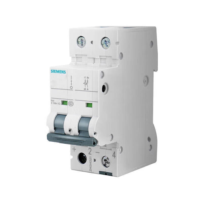 Siemens 5SY6 2P C4 4A Miniature Circuit Breaker 6kA