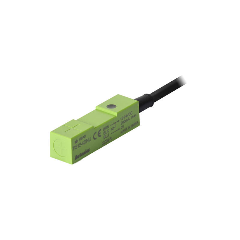 Autonics inductive square proximity switch 3-wire cable 2m detection distance 4mm NPN; PS12-4DNU