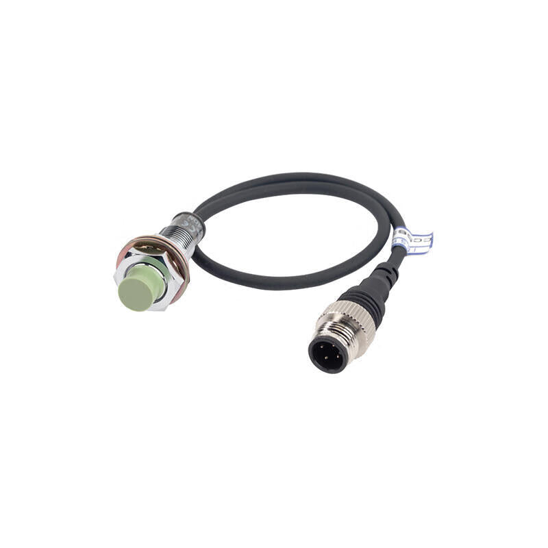 Autonics inductive cylindrical proximity switch 3-wire M12 connector detection distance 4mm NPN; PRW12-4DN