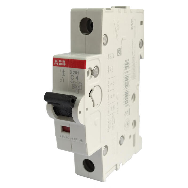 ABB S200 series miniature circuit breakers; S201-C4