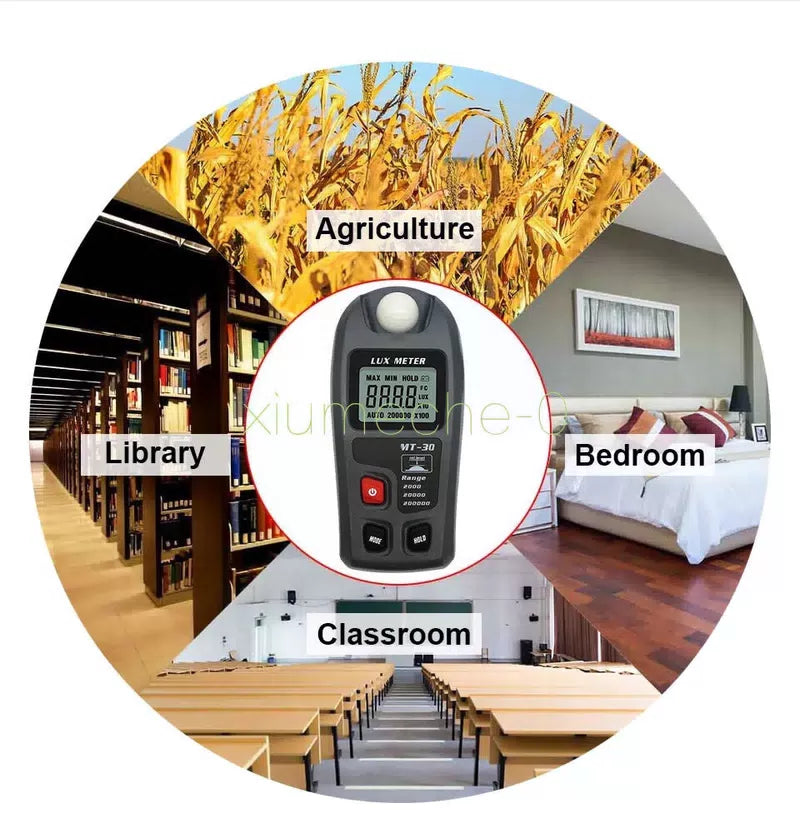 0~200,000lux Range Light Meter Illuminometer lux/fc Photometer Tester [4]