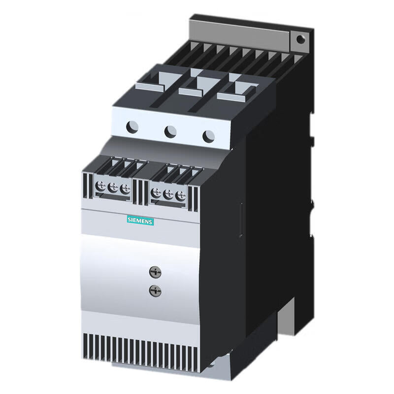 Siemens soft starter S3 106A, 55kW/400V, 200-480VAC, 110-230VAC/DC screw terminal; 3RW30471BB14