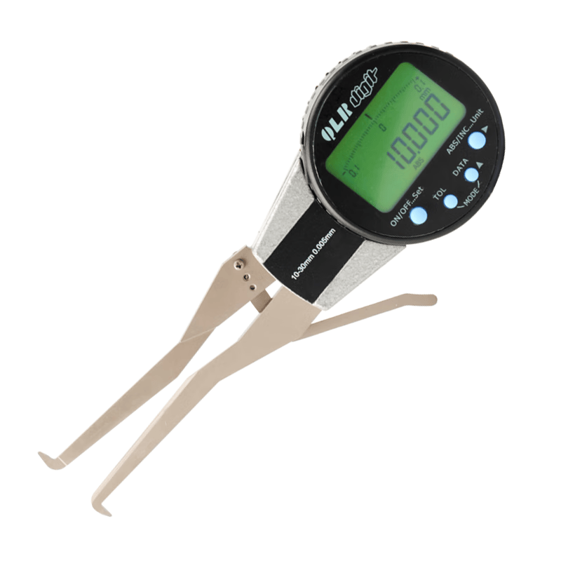 QLR Qinghai Qingliang Electronic Digital Display Internal Caliper Gauge/Caliper with High Precision 0.005mm Internal Groove Diameter Measurement 506-23-012 / Measuring Range 10-30mm