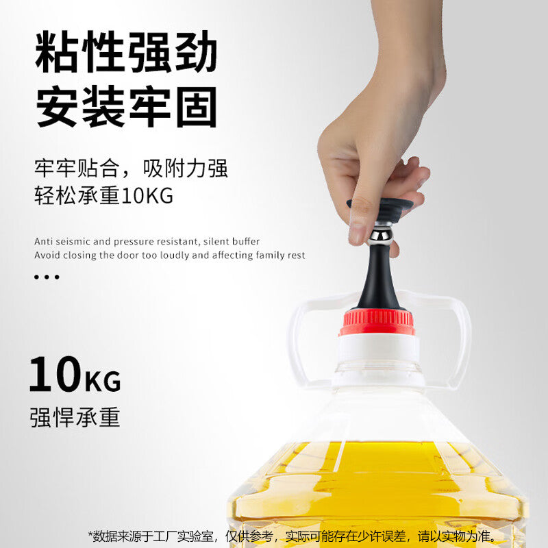 Fengshang door stopper, no drilling required, anti-collision silicone bathroom/toilet door stopper, fixed household door suction cup.