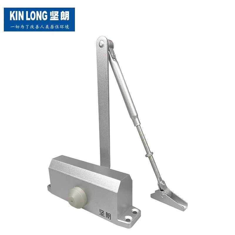 Kinlong Fully Automatic Hydraulic Buffer Door Closer, Household Automatic Rebound Fire Door Stopper, 65KG Positioning
