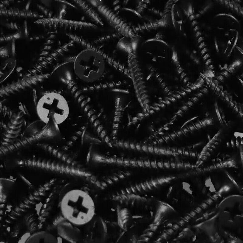 Masford drywall screws, Phillips head countersunk self-tapping screws, black carbon steel wallboard nails, 3.5*20mm (1 jin/bag)