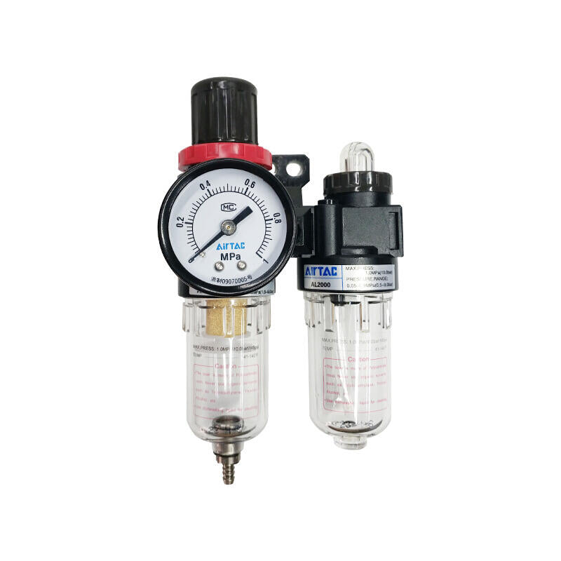 AirTAC air source processing unit, two-piece (attached table, with bracket); AFC1500M1W