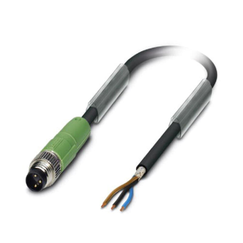 Phoenix sensor/actuator connector; SAC-3P-M 8MS/ 3,0-PUR SH