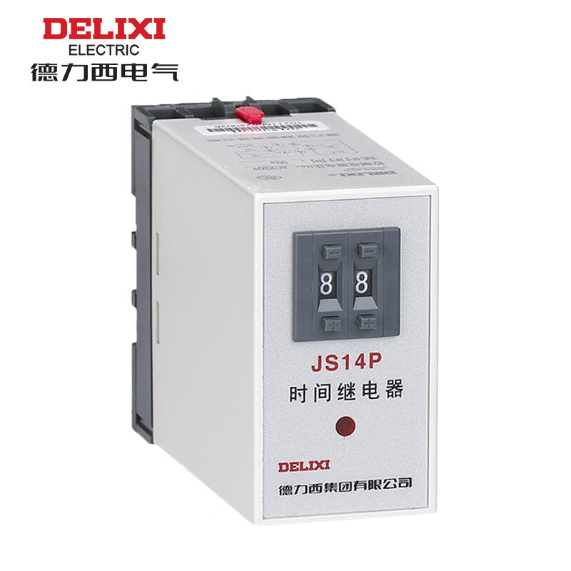 Delixi JS14P 3A 220VAC Rail Installation Time Relay