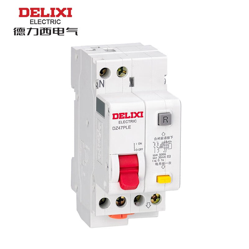 Delixi DZ47PLE 1P+ND 40A 4.5KA 30mA ELE (electronic) AC 230VAC DZ47PLED40 miniature leakage protection circuit breaker