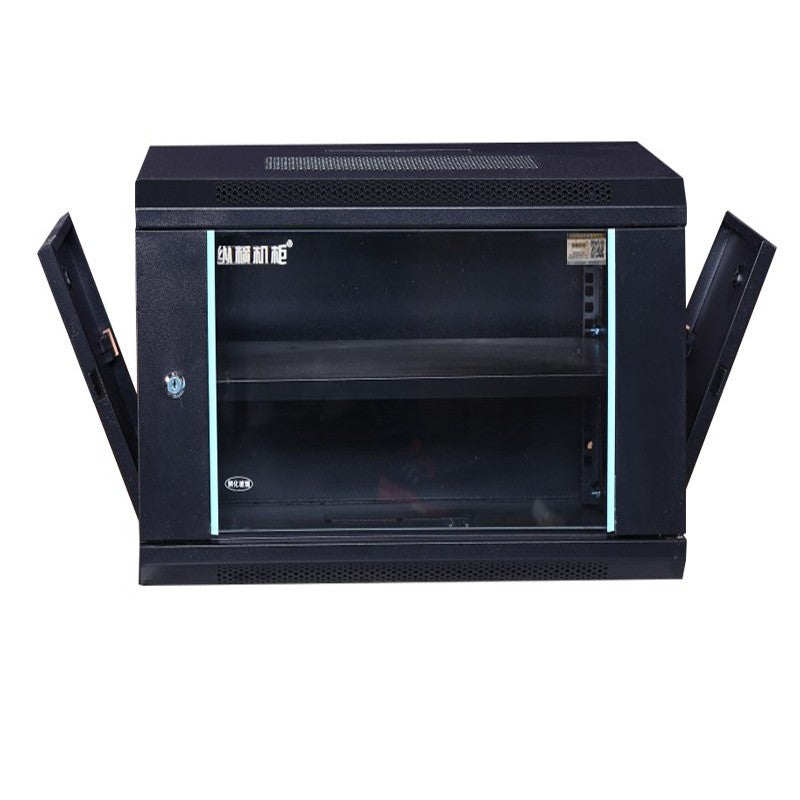 Z1 6609 9U Wall-Mounted Network Cabinet - 600x600x500mm, Black