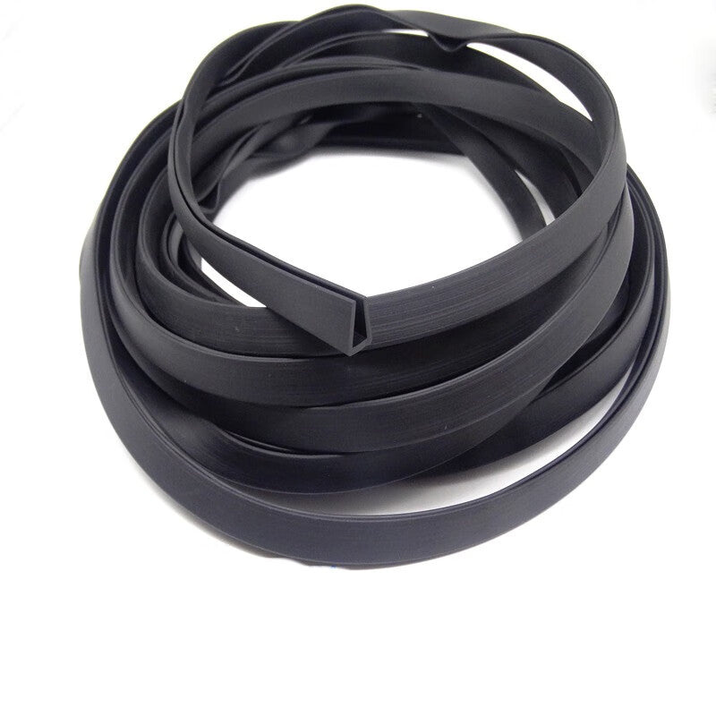 Kangze Runhe U-shaped rubber anti-collision strip, rubber steel plate strip, glass inlay sealing strip