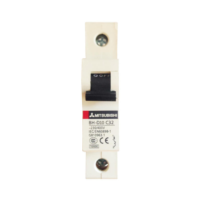 Mitsubishi Electric miniature circuit breaker 10A 1P C 10kA; BH-D10 1P 10A TYPE CN (CH)