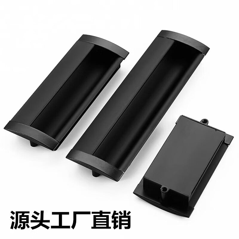 1000-speed wheel with recessed concealed drawer handle, 128mm hole spacing [3 pieces], thickened aluminum alloy.