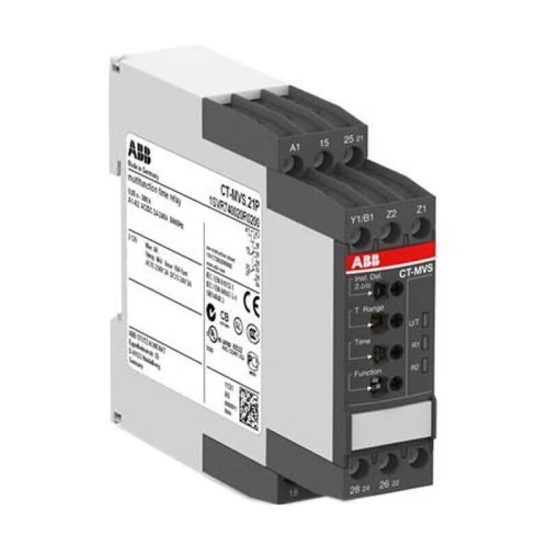 ABB CT-S Type Electronic Time Relay CT-MVS.22S 2c/o 24-240VAC