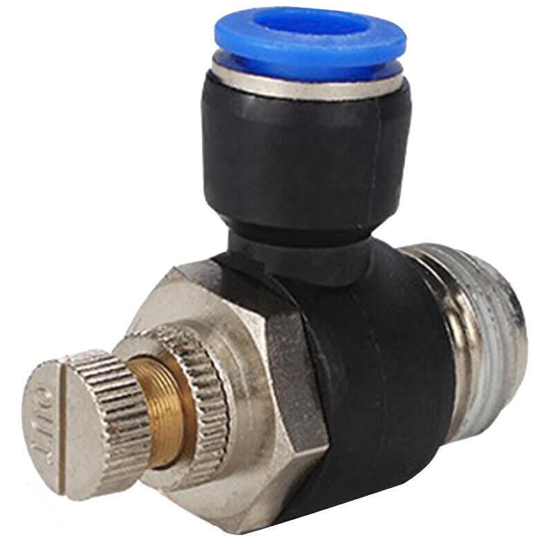 AHAI SL Adjustable L-Type Throttle Valve; Blue and Black SL6-M5