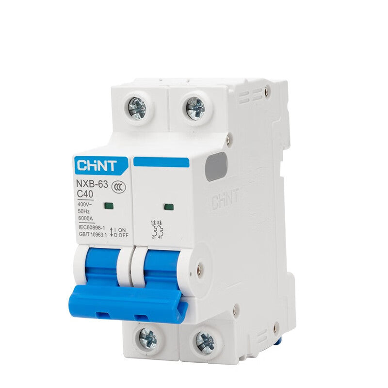 Chint (CHNT) small circuit breaker leakage protector air switch residential small air switch main circuit breaker NXB-63-2P-C-40A