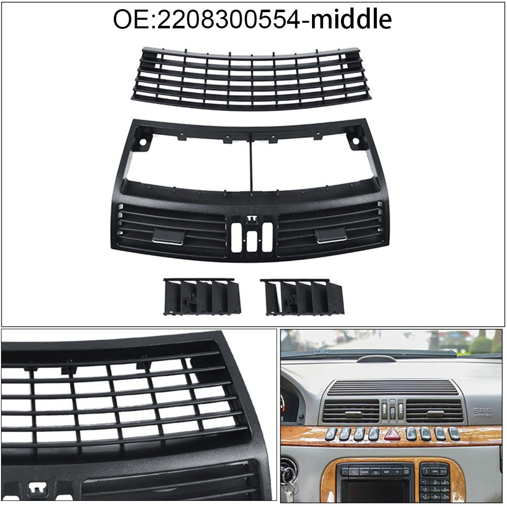 Decorative Front Air Conditioning Vents for Mercedes S Class For W220 1998 2005