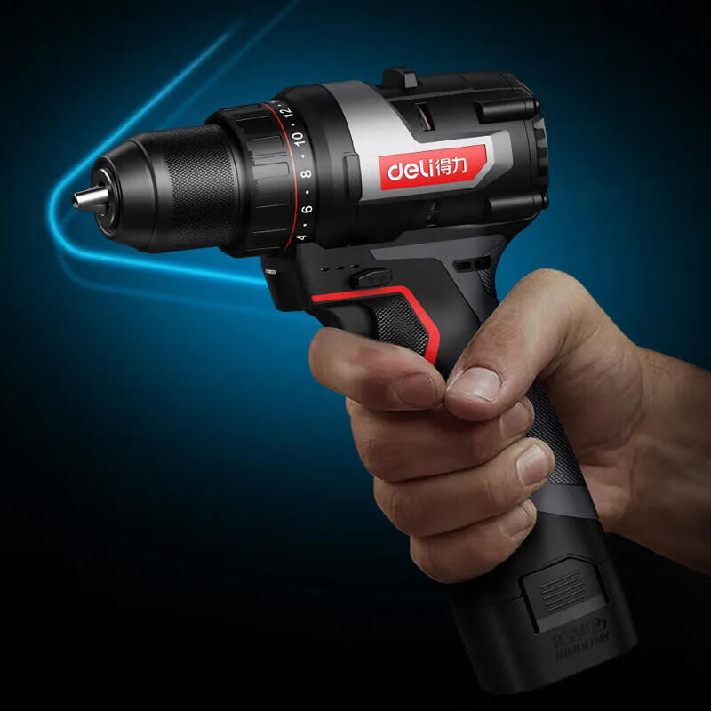 DELI TOOLS 16V 45N.m Brushless Lithium Drill; DE050 (two batteries and one charger 2.0)