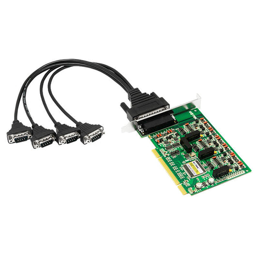 UOTEK PCI to 4-port RS485/422 optical isolation high-speed serial port card computer serial port expansion card with serial port line industrial grade; UT-724I