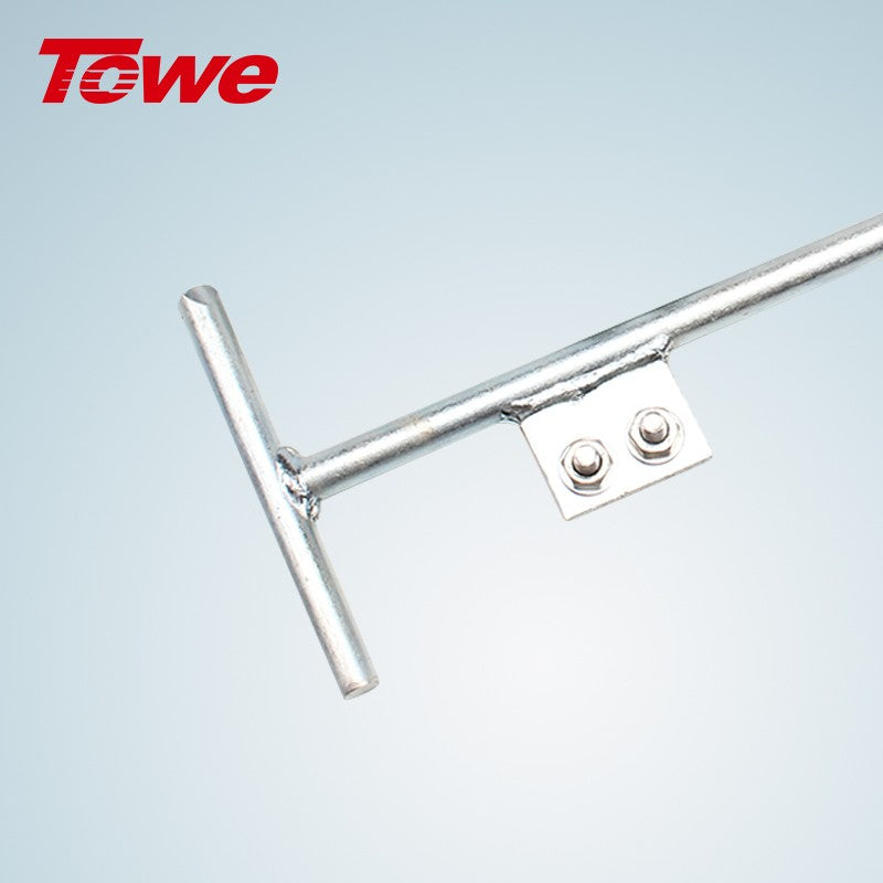 Tongwei (TOWE) galvanized grounding rod grounding wire grounding needle engineering lightning protection power galvanized grounding pole pile 1 meter diameter 16mm AP-GF16/10