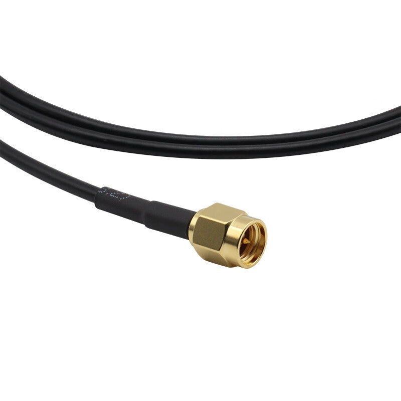 Inseg STVY50-1.5 Flexible SMA Male Extension Test Cable, Semi-Conductive [SMA-SMA-Low Noise Cable-0.2m]