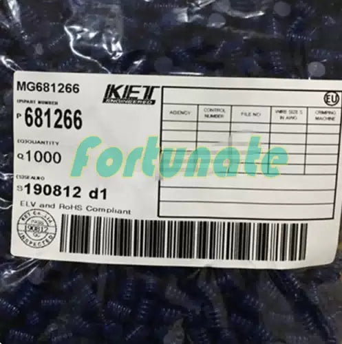 1000PC/bag  FIT FOR Connector MG681266 waterproof plug [1]