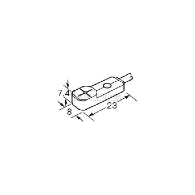 Panasonic Square proximity sensor with built-in amplifier; GX-F8A-P