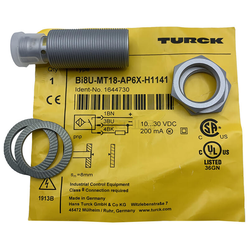 TURCK inductive proximity switch; BI8U-MT18-AP6X-H1141