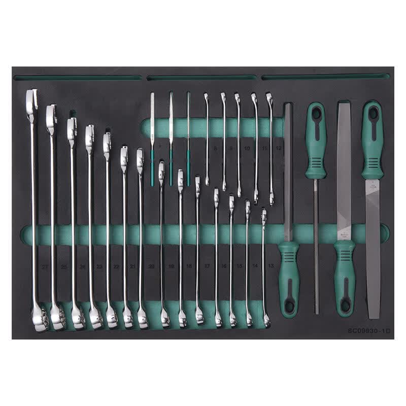 SATA 249-piece sheet metal repair tool cart set (including 95126-6 drawer tool cart); 09930